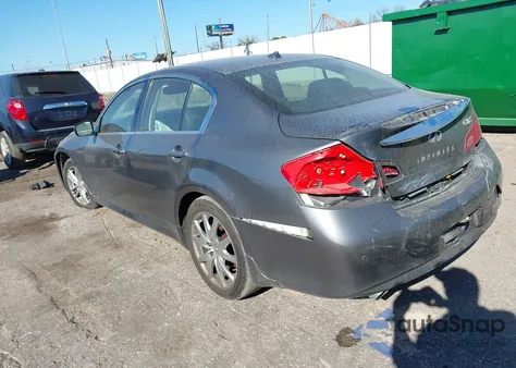 2011 Infiniti G37X z USA, uszkodzony, nr VIN JN1CV6AR5BM411911